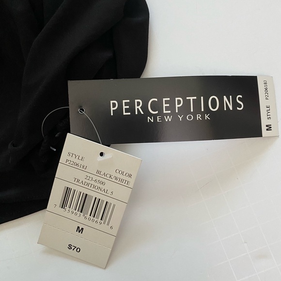 Perceptions New York Women's M Black Bolero Cropped Jacket Ruched Half Sleeve - Picture 2 of 12